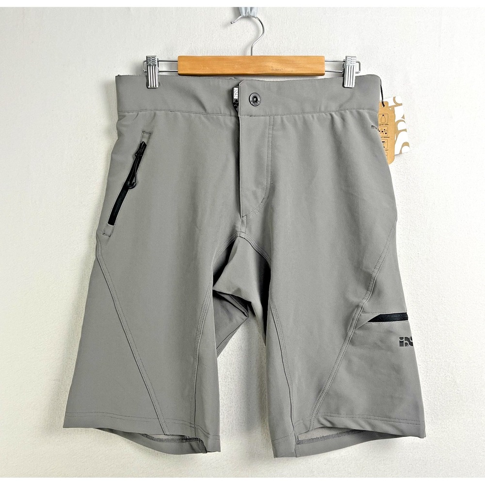 IXS‎ Carve Evo SHORTS Mens Small Gray Biking MTB Mountain Stretch NEW
